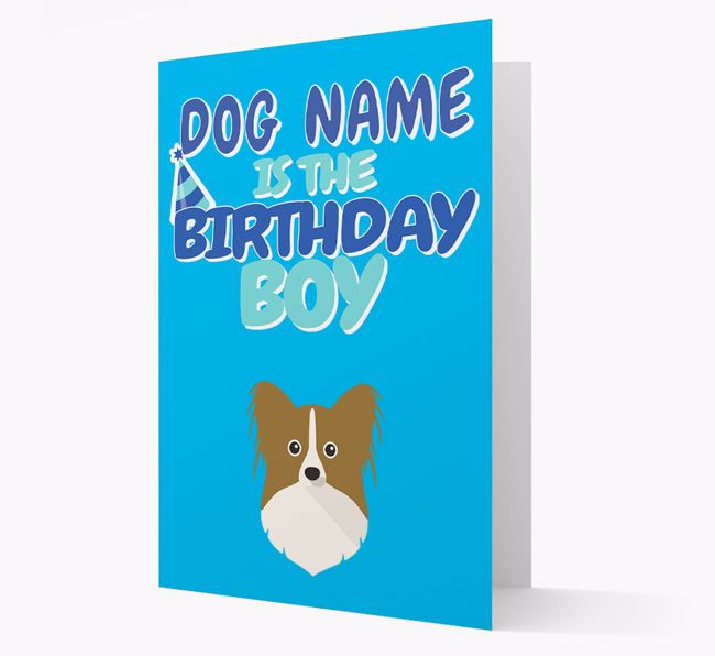 'Birthday Boy' Card with {breedFullName} Icon